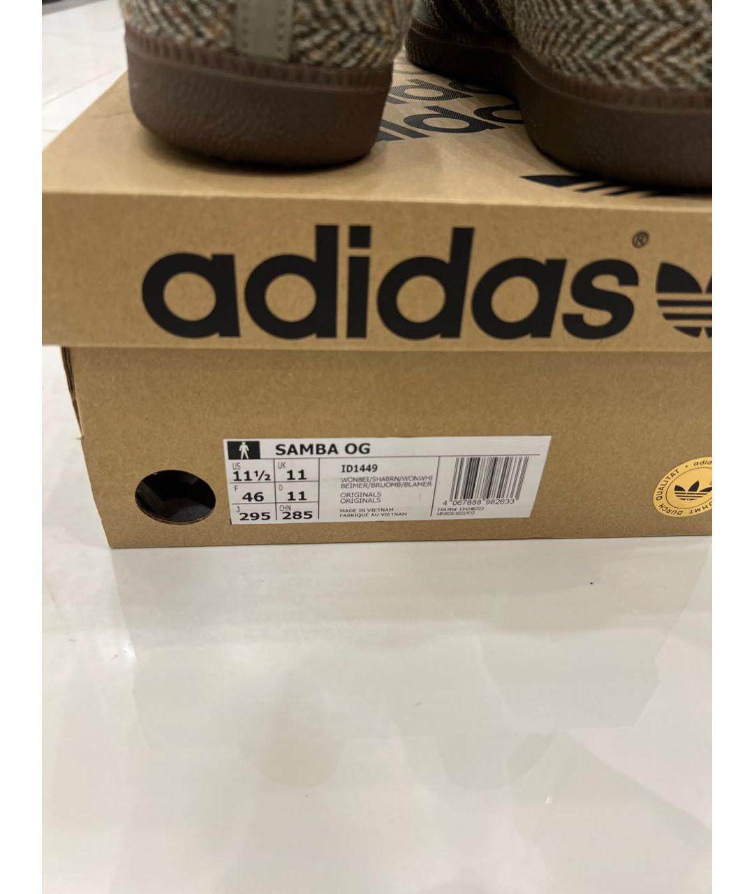 ADIDAS Антрацитовые низкие кроссовки / кеды, фото 8