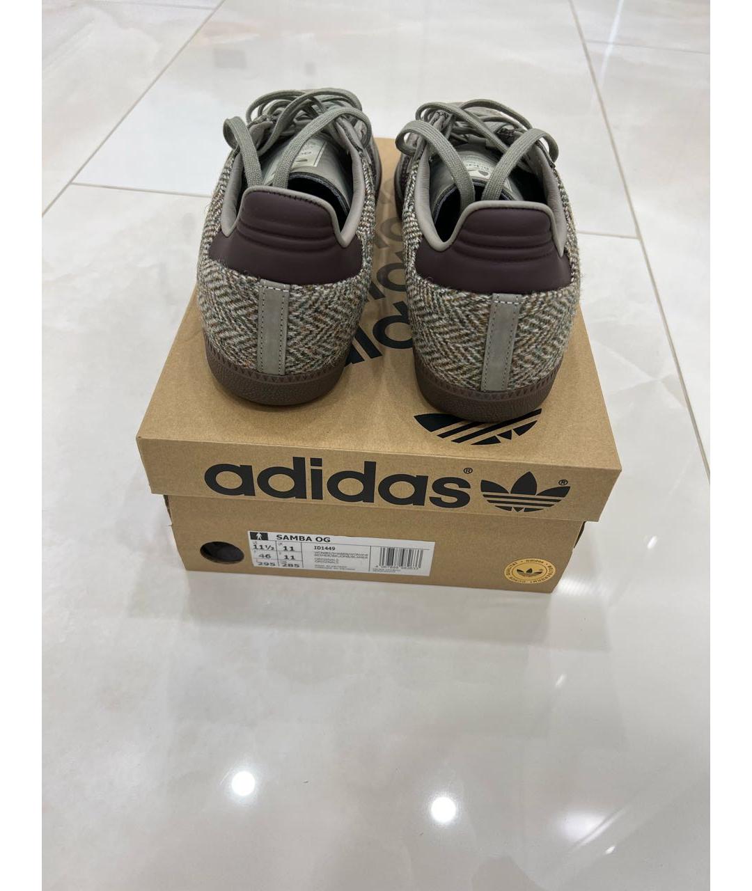 ADIDAS Антрацитовые низкие кроссовки / кеды, фото 4