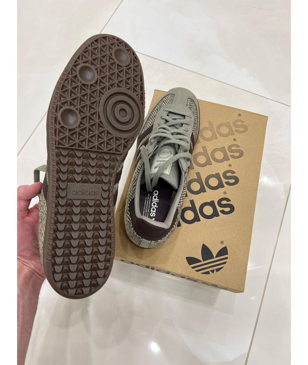 ADIDAS Антрацитовые низкие кроссовки / кеды, фото 6
