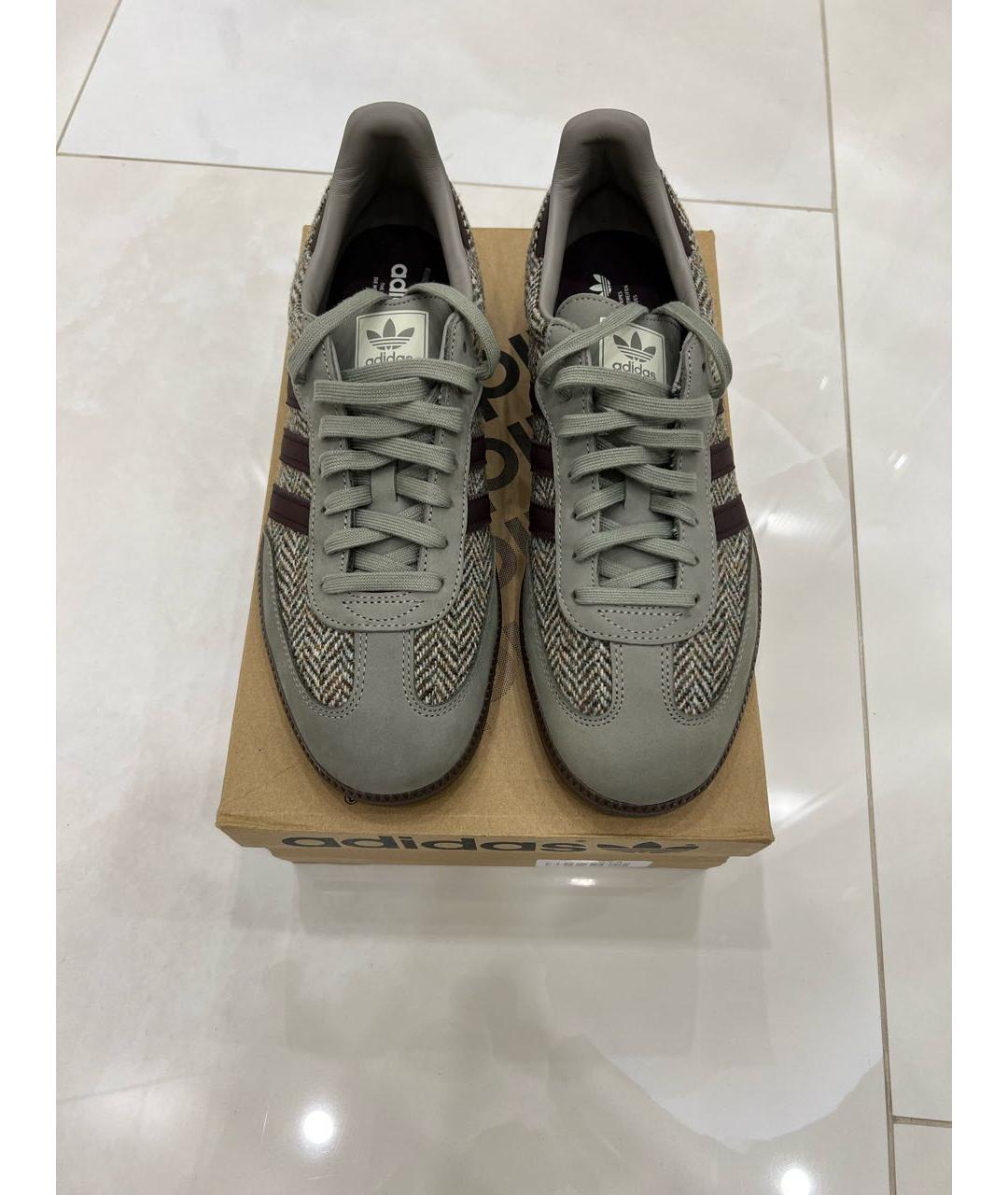 ADIDAS Антрацитовые низкие кроссовки / кеды, фото 2