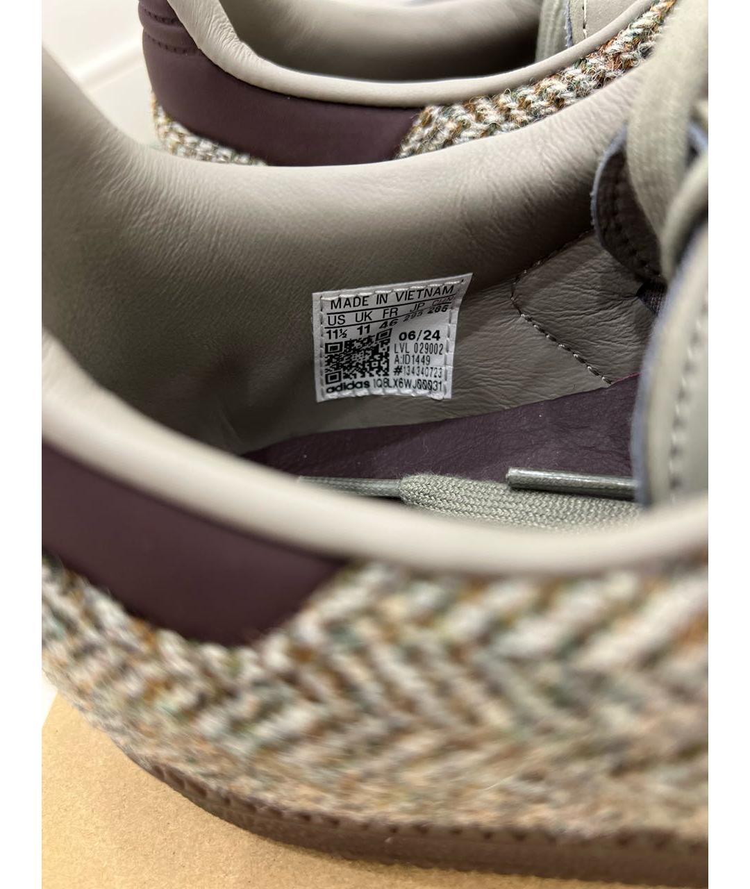 ADIDAS Антрацитовые низкие кроссовки / кеды, фото 5