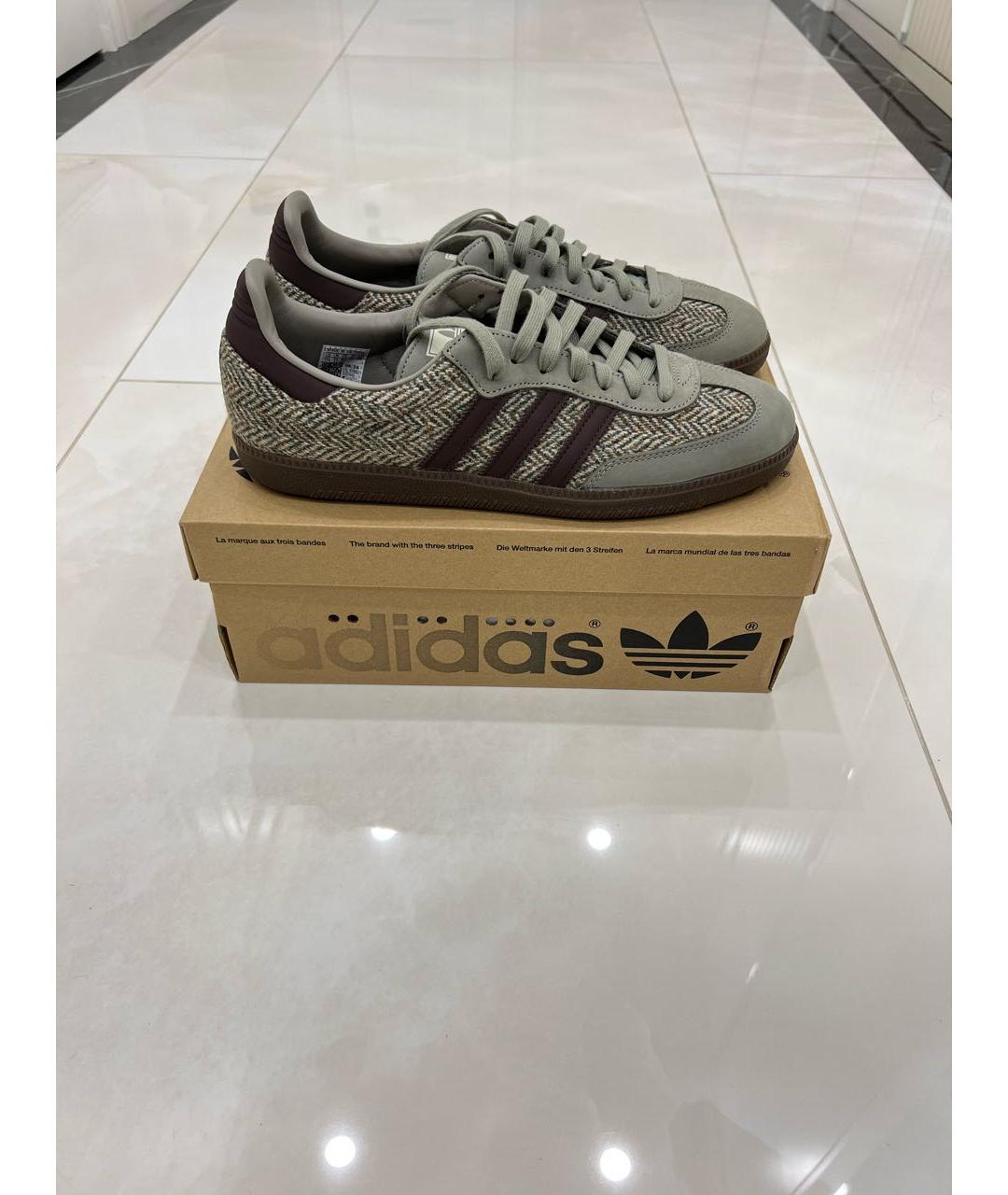 ADIDAS Антрацитовые низкие кроссовки / кеды, фото 9
