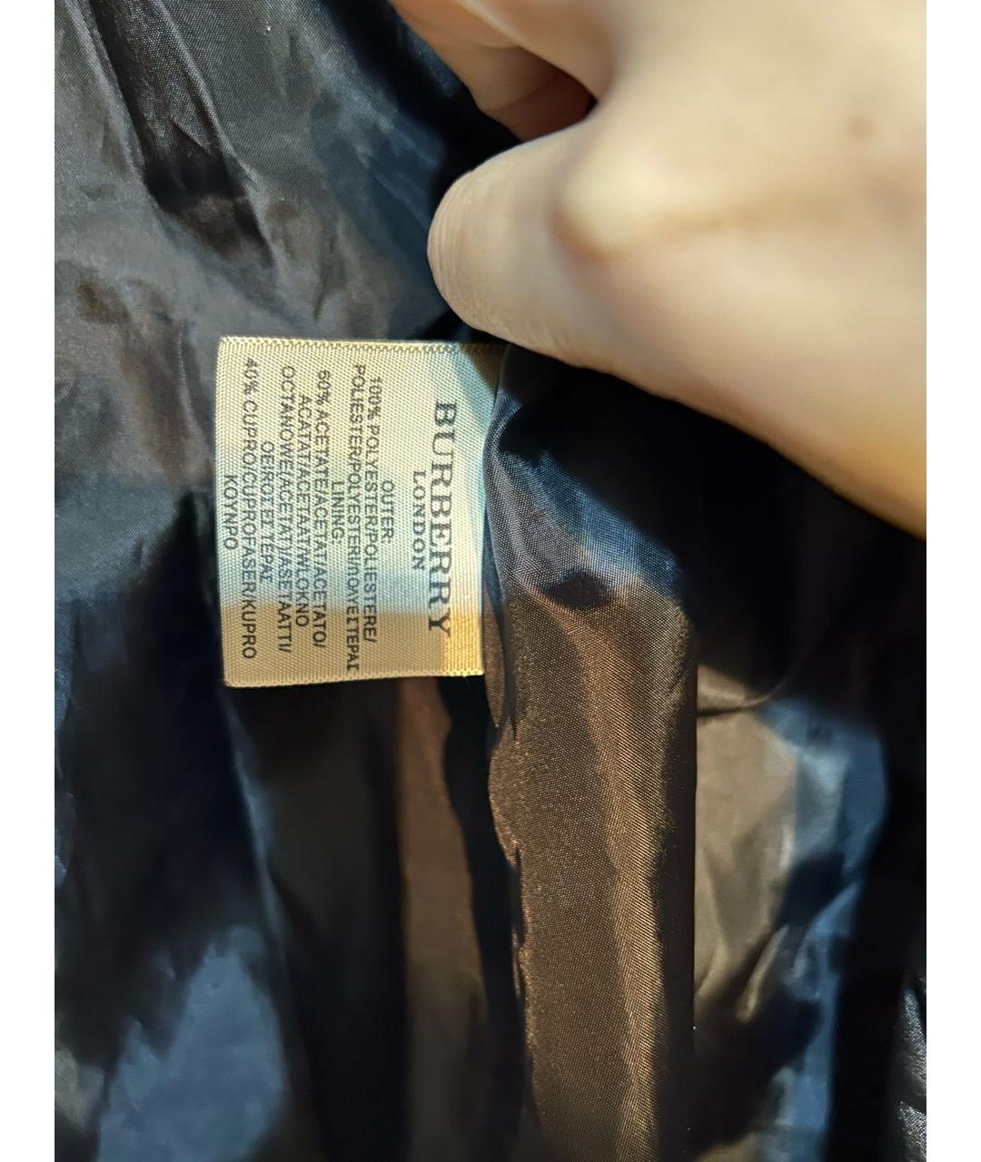 BURBERRY Черная парка, фото 7