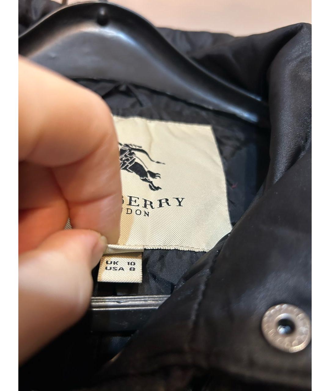 BURBERRY Черная парка, фото 5