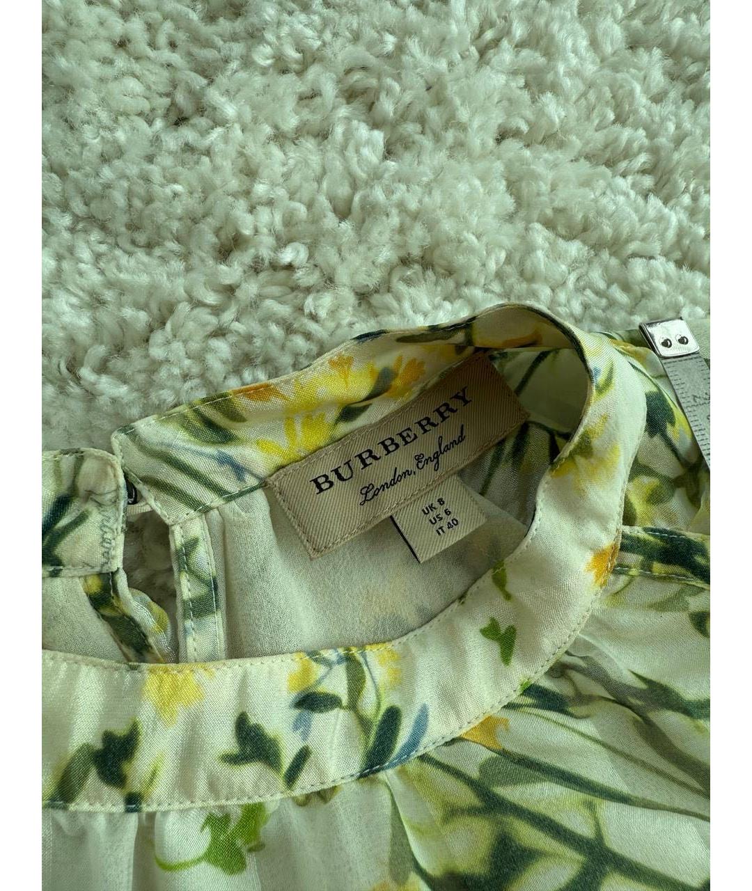 BURBERRY Шелковая блузы, фото 3