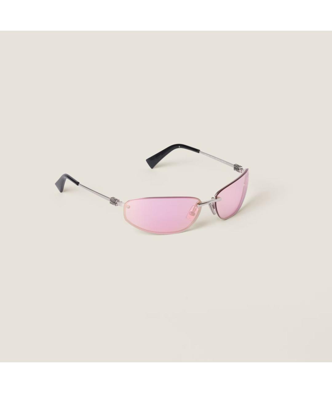 MIU MIU Металлические солнцезащитные очки, фото 8