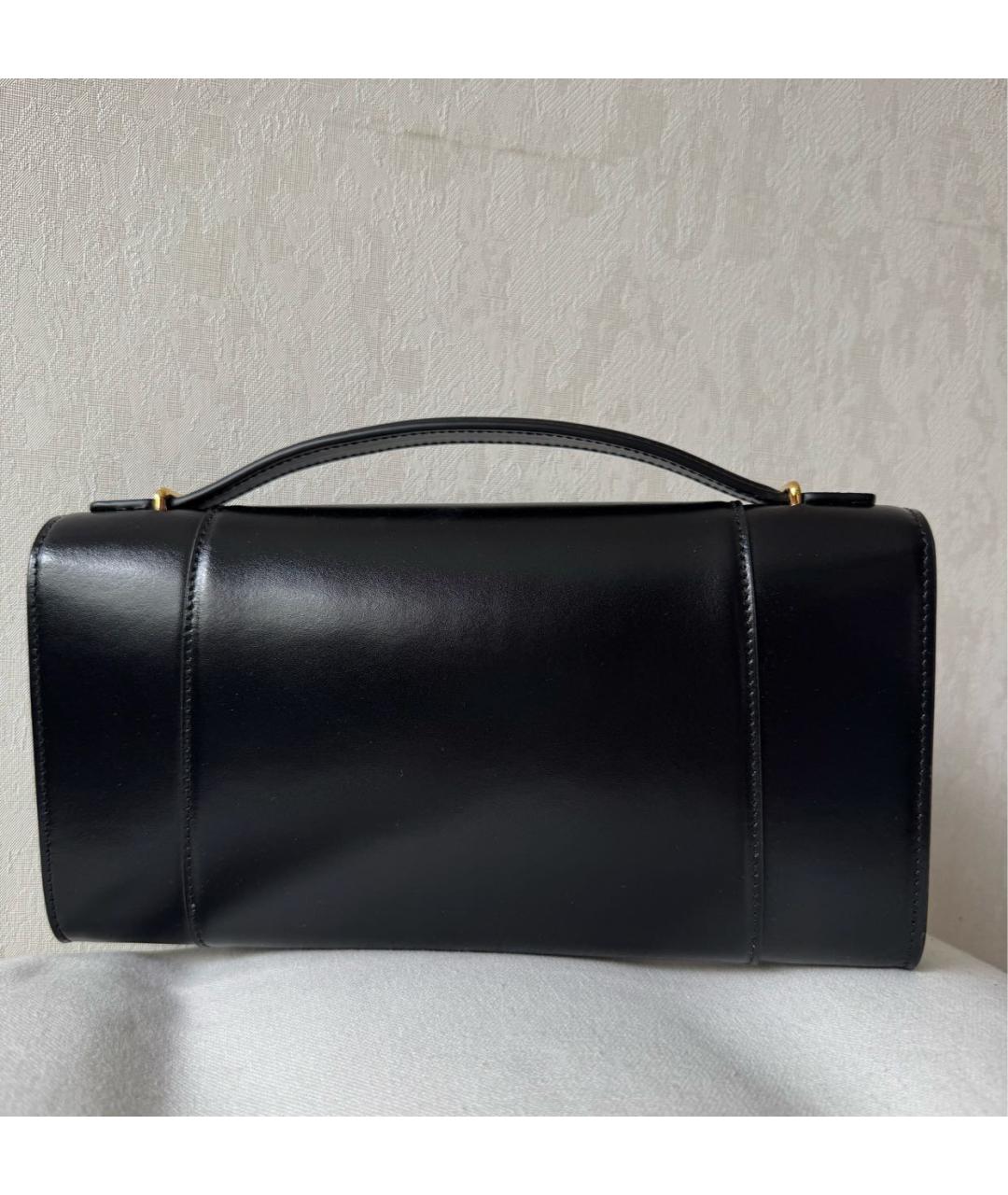 BALENCIAGA Черная кожаная сумка с короткими ручками, фото 2