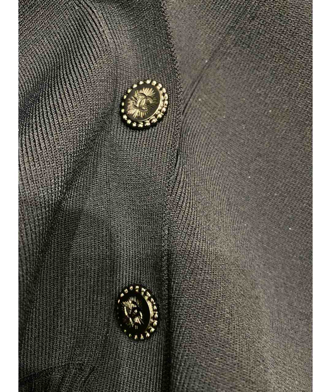 CHANEL PRE-OWNED Черный вискозный жакет/пиджак, фото 8
