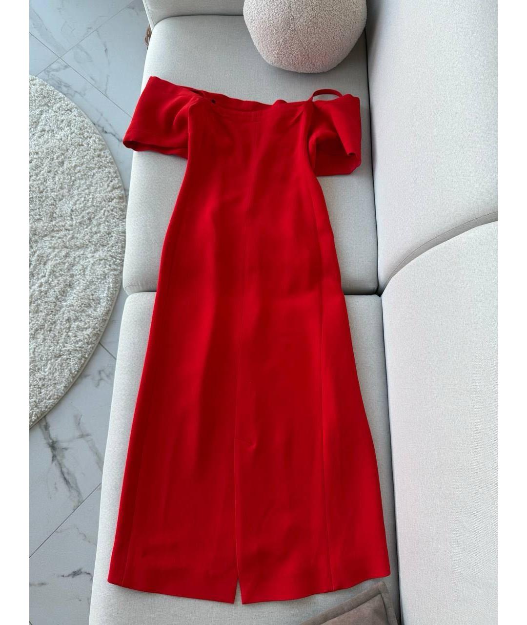 VICTORIA BECKHAM Красное платье, фото 2