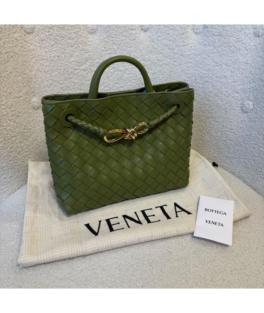 BOTTEGA VENETA Кожаная сумка с короткими ручками, фото 2