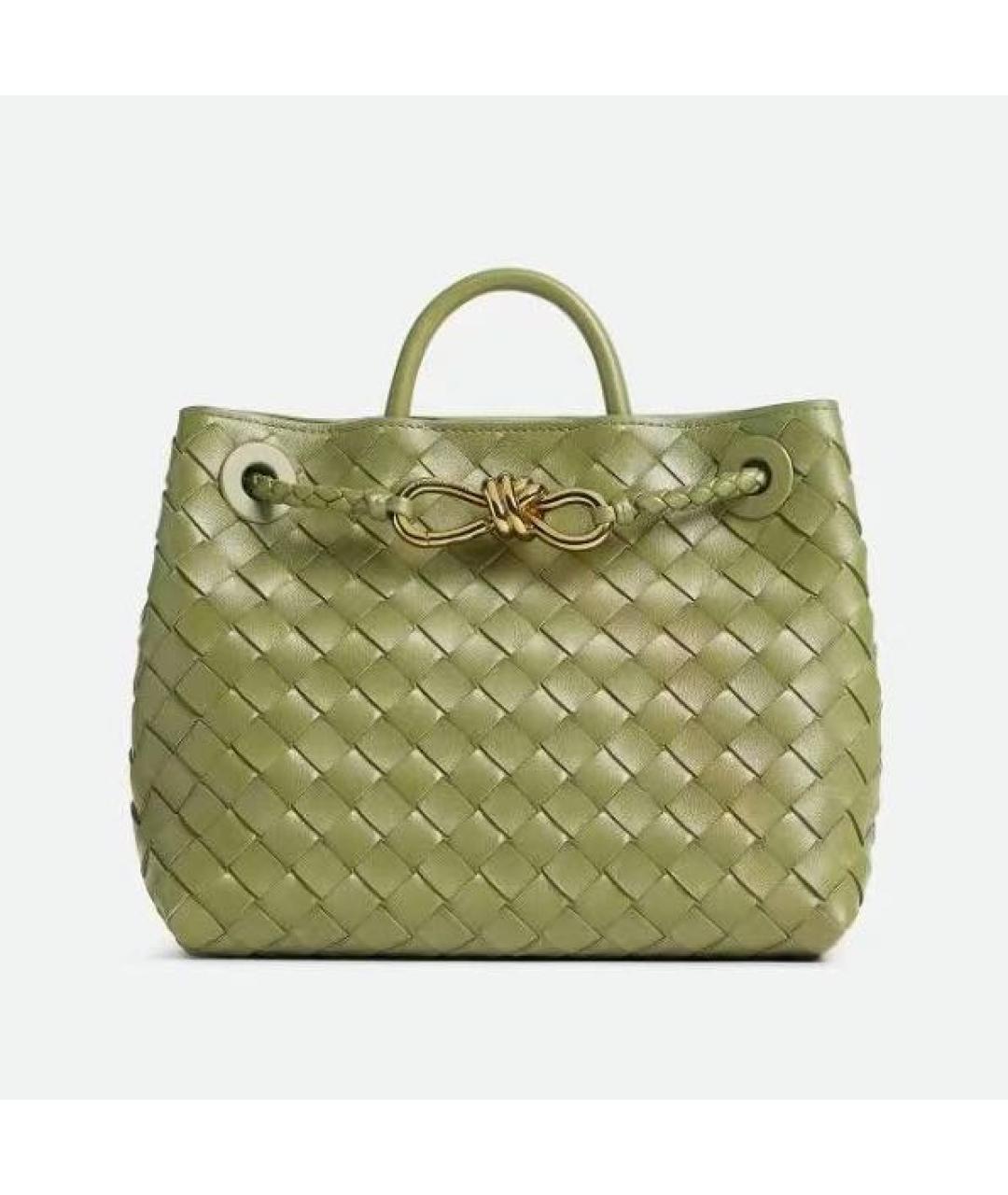 BOTTEGA VENETA Кожаная сумка с короткими ручками, фото 8