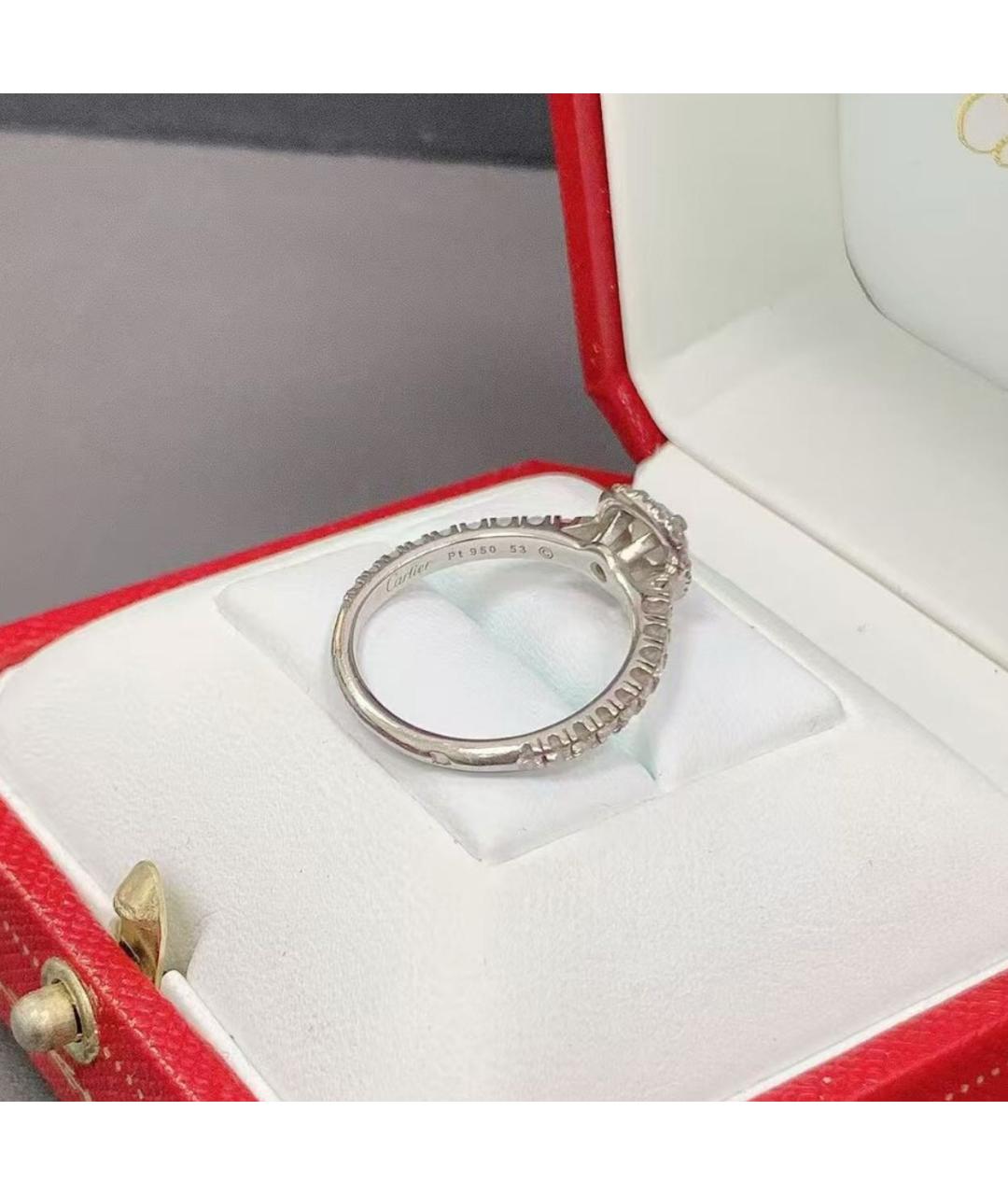 CARTIER Платиновое кольцо, фото 8