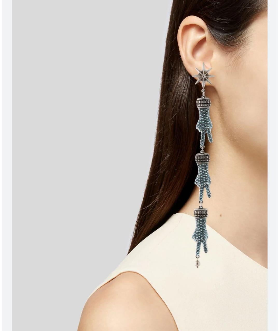 GUCCI Золотые латунные серьги, фото 6