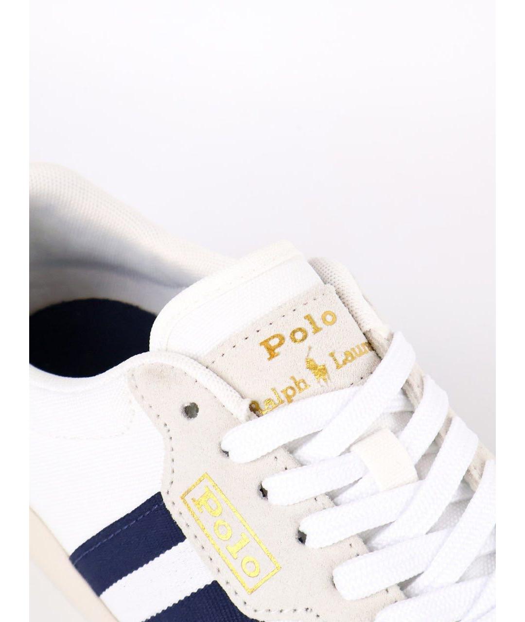 POLO RALPH LAUREN Белые низкие кроссовки / кеды, фото 5