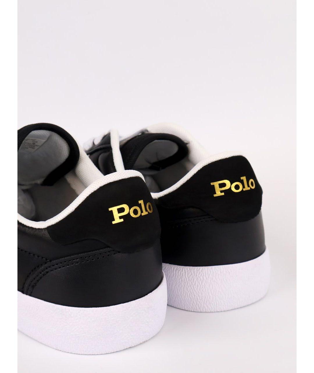 POLO RALPH LAUREN Черные низкие кроссовки / кеды, фото 5