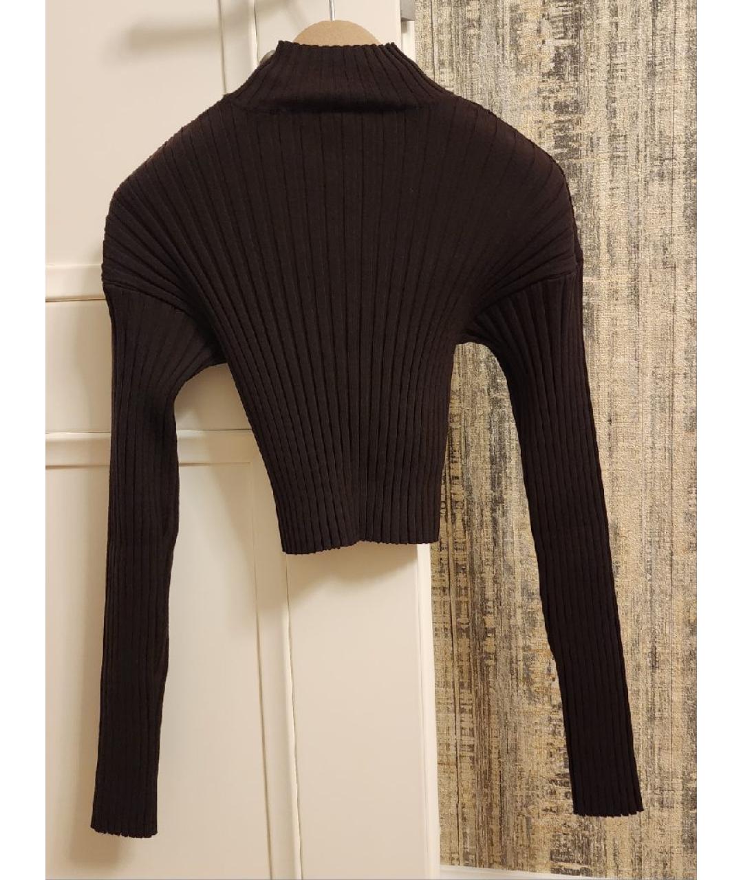 WOLFORD Коричневый шерстяной джемпер / свитер, фото 2