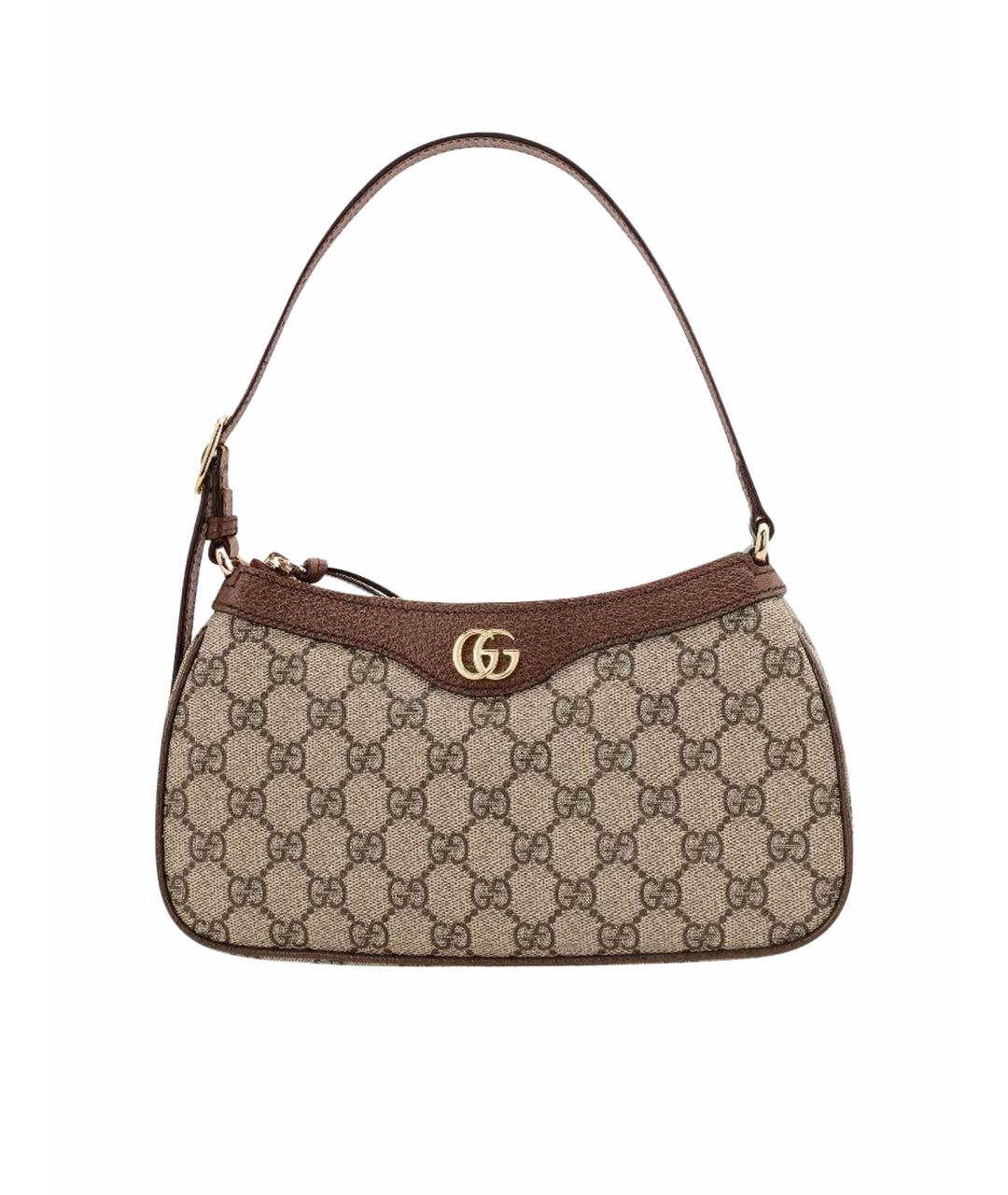 GUCCI Коричневая сумка через плечо, фото 1
