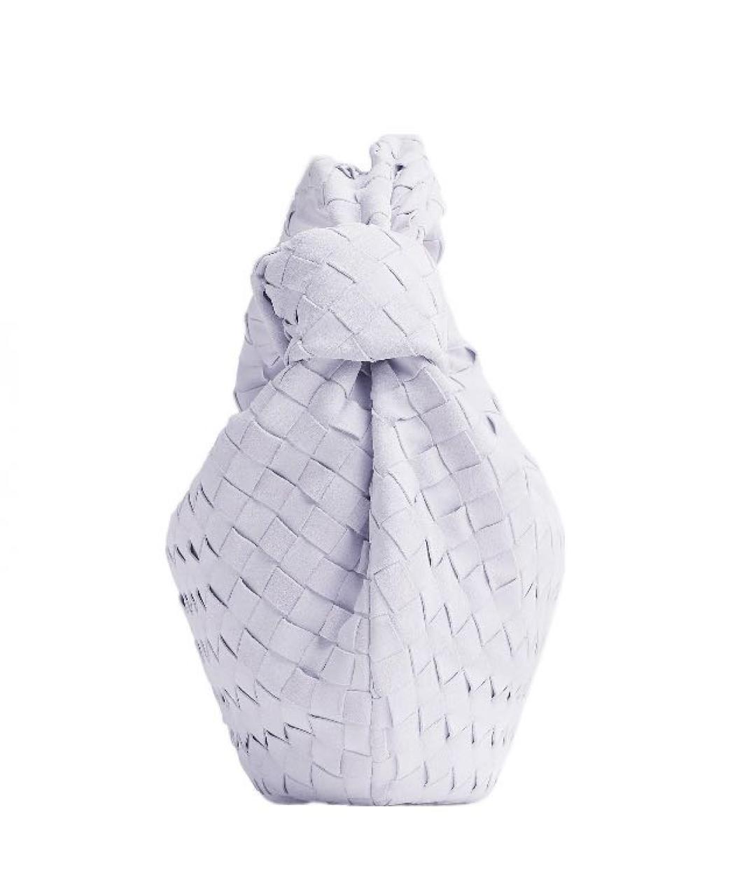 BOTTEGA VENETA Фиолетовая кожаная сумка с короткими ручками, фото 2