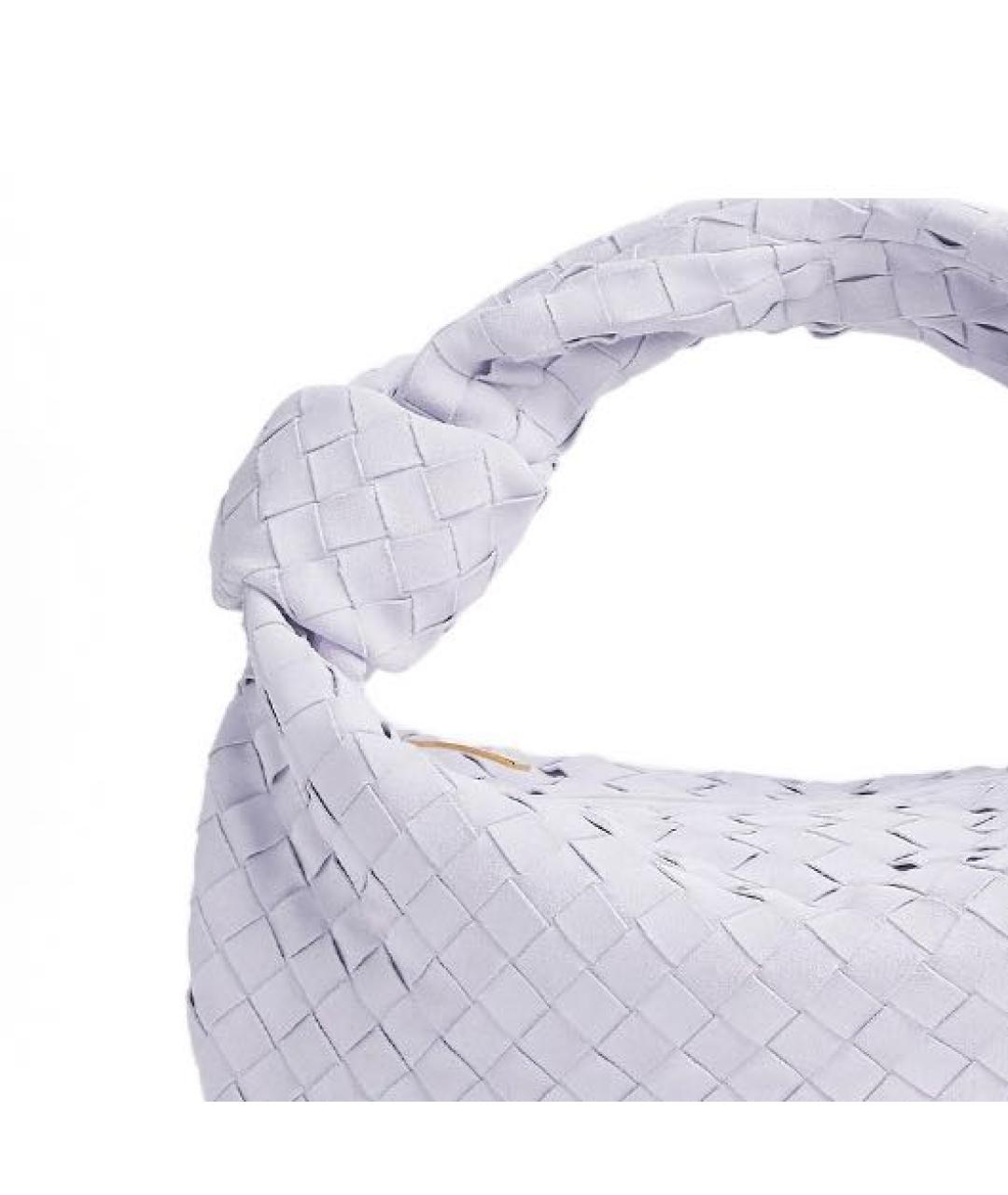 BOTTEGA VENETA Фиолетовая кожаная сумка с короткими ручками, фото 4