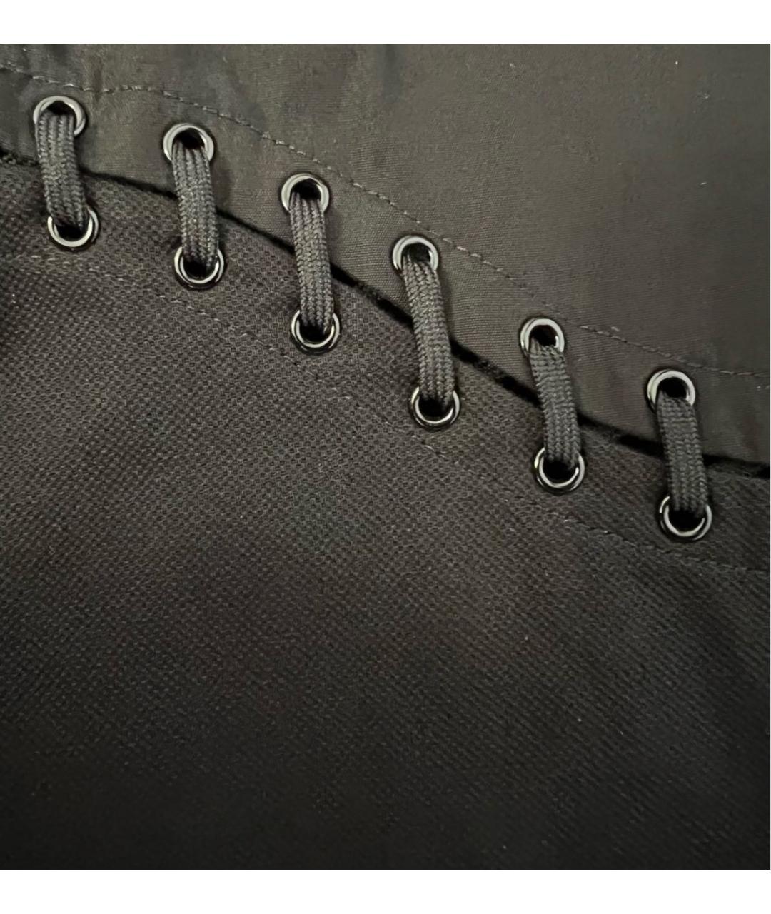 ALEXANDER WANG Черное хлопковое повседневное платье, фото 3