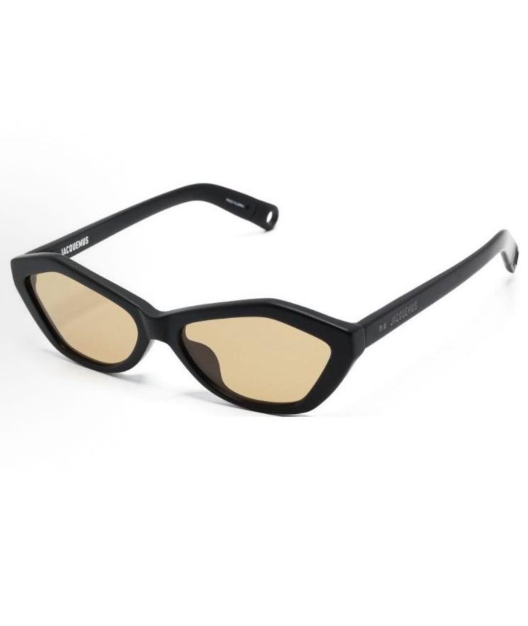 JACQUEMUS Черные пластиковые солнцезащитные очки, фото 4