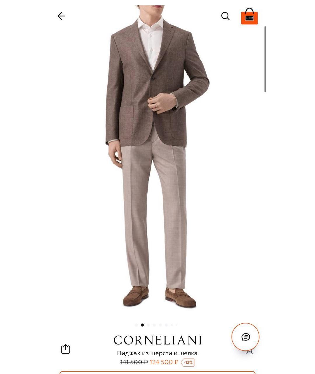 CORNELIANI Темно-синий пиджак, фото 8