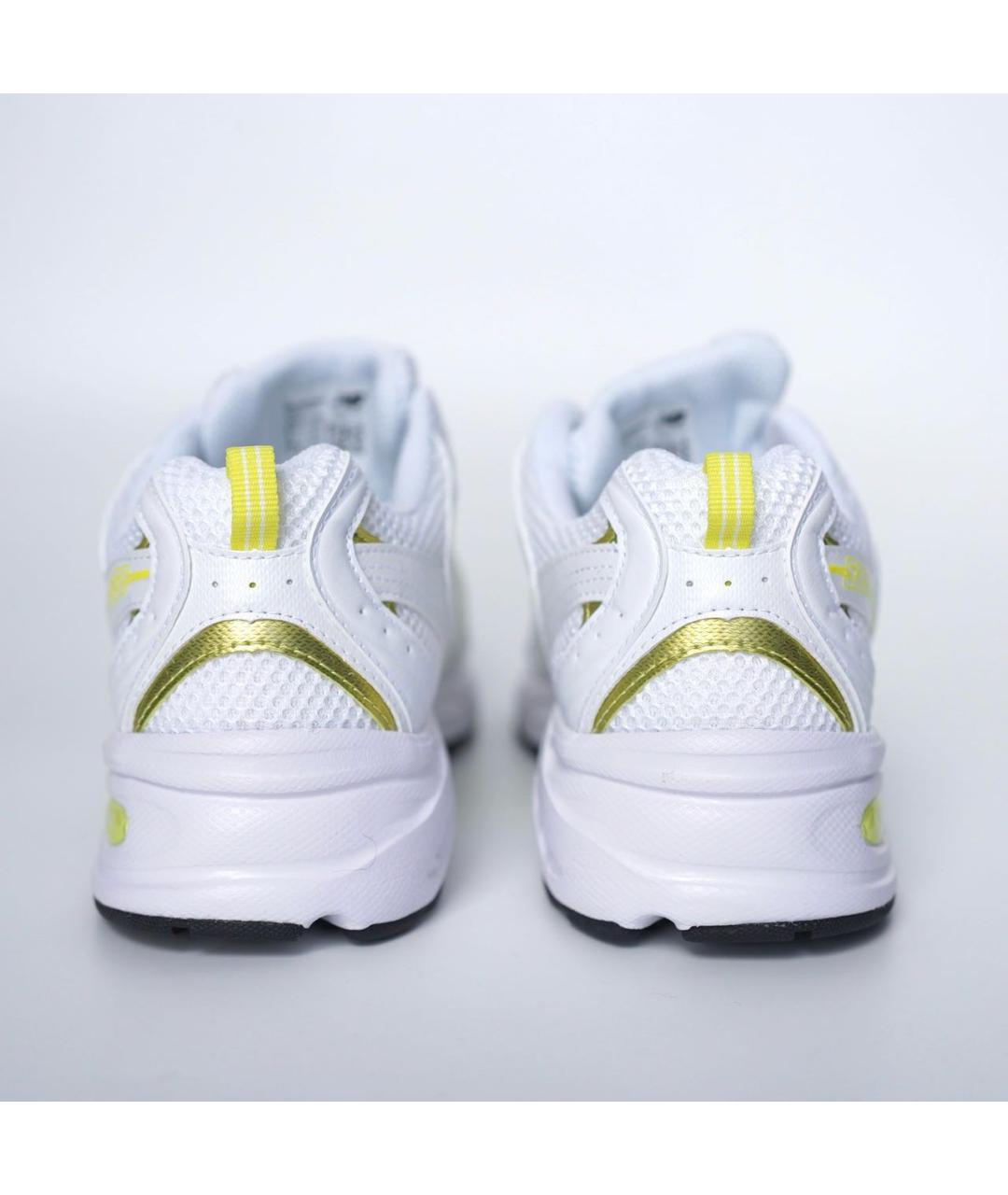 NEW BALANCE Белые текстильные низкие кроссовки / кеды, фото 4