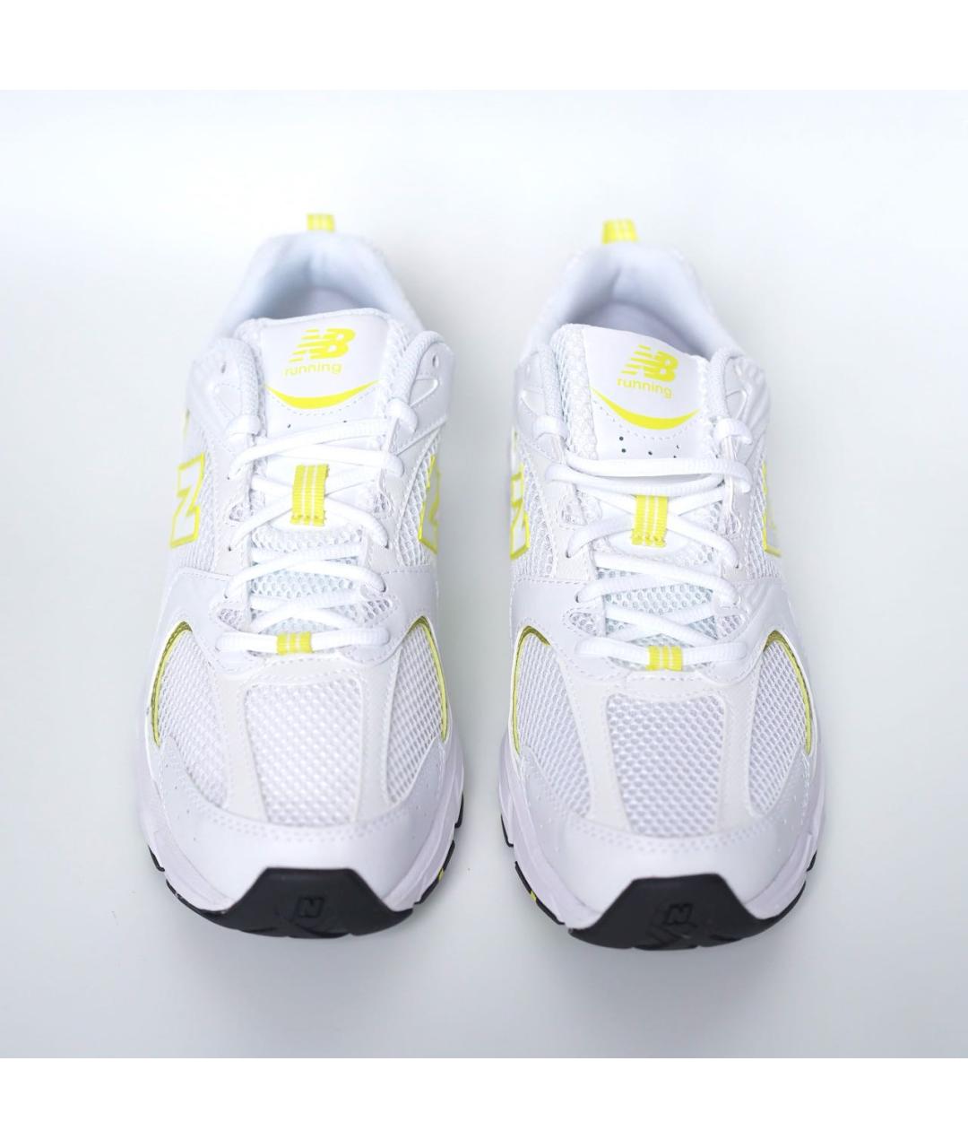 NEW BALANCE Белые текстильные низкие кроссовки / кеды, фото 2