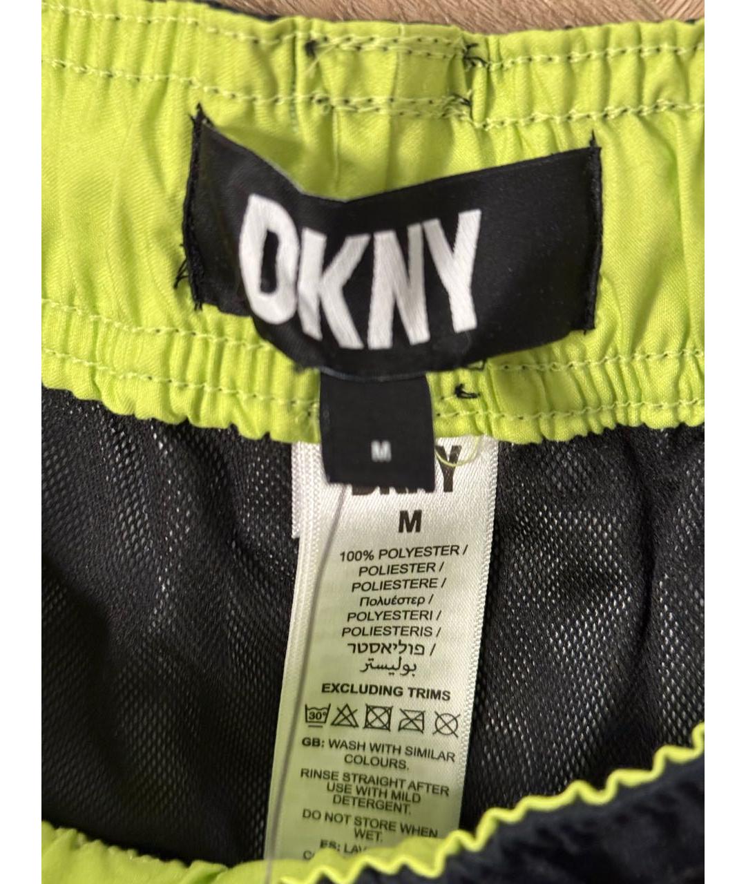 DKNY Черные полиэстеровые шорты, фото 3