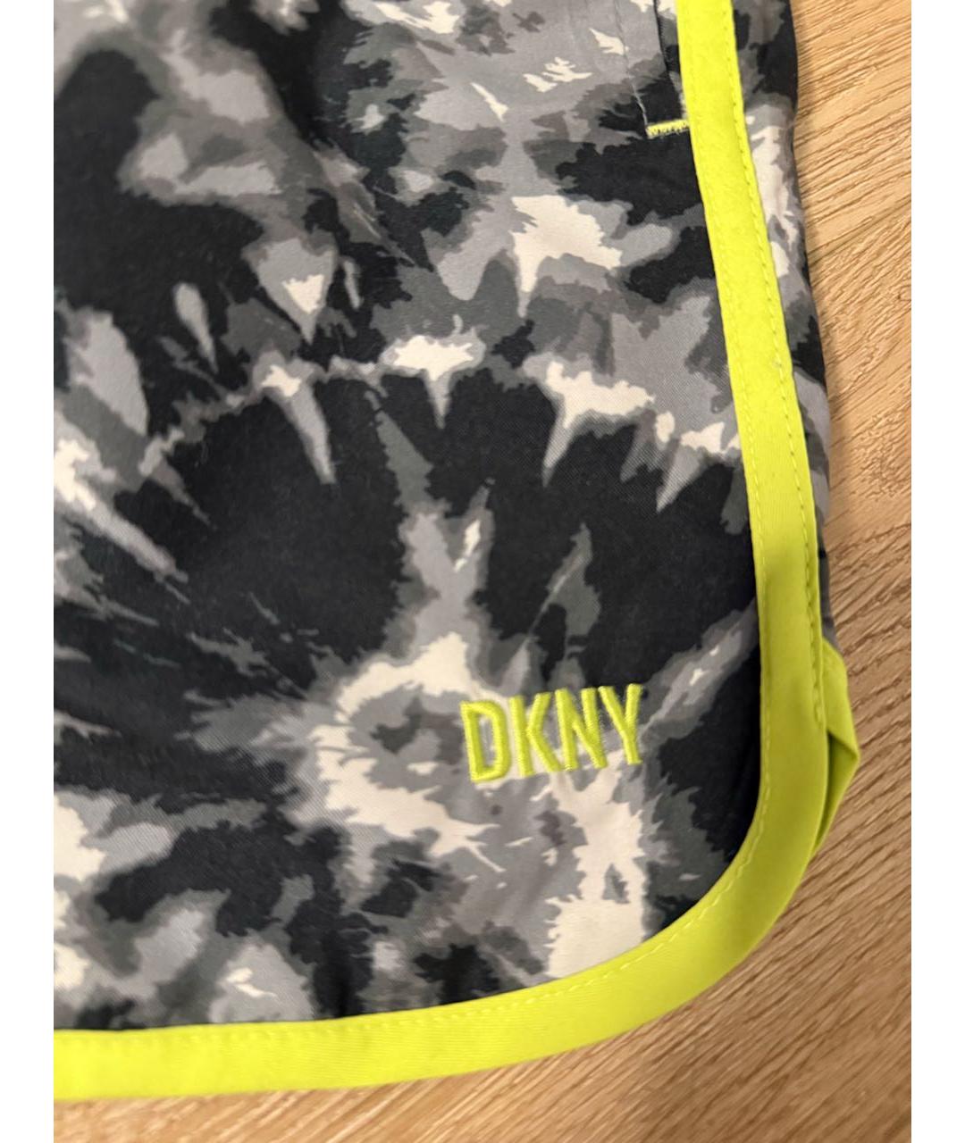 DKNY Черные полиэстеровые шорты, фото 4