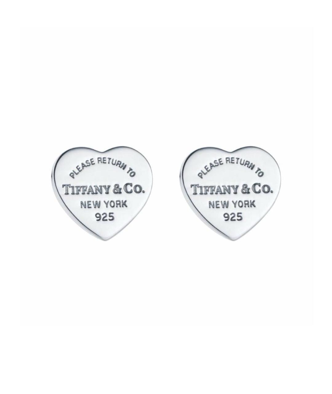 TIFFANY&CO Серебряные серебряные серьги, фото 6