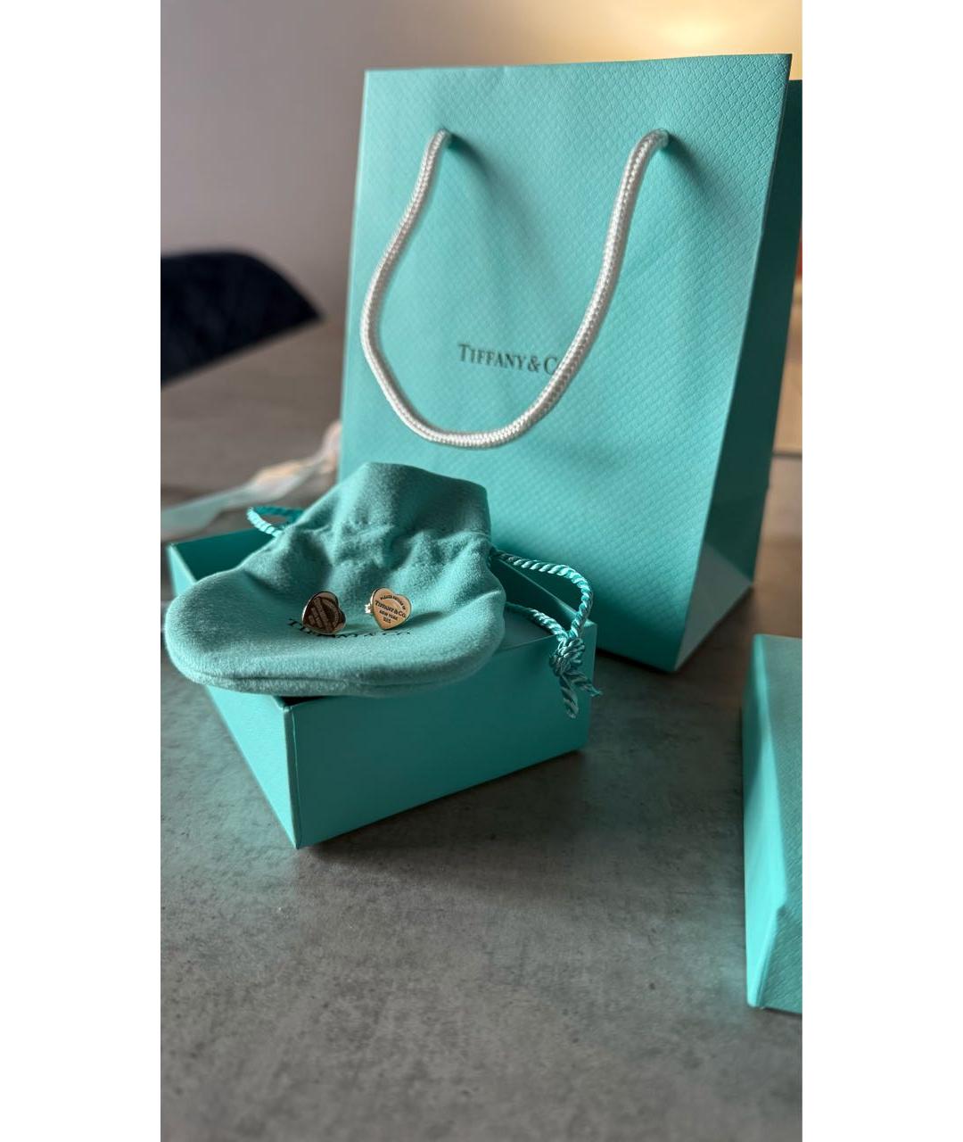TIFFANY&CO Серебряные серебряные серьги, фото 4