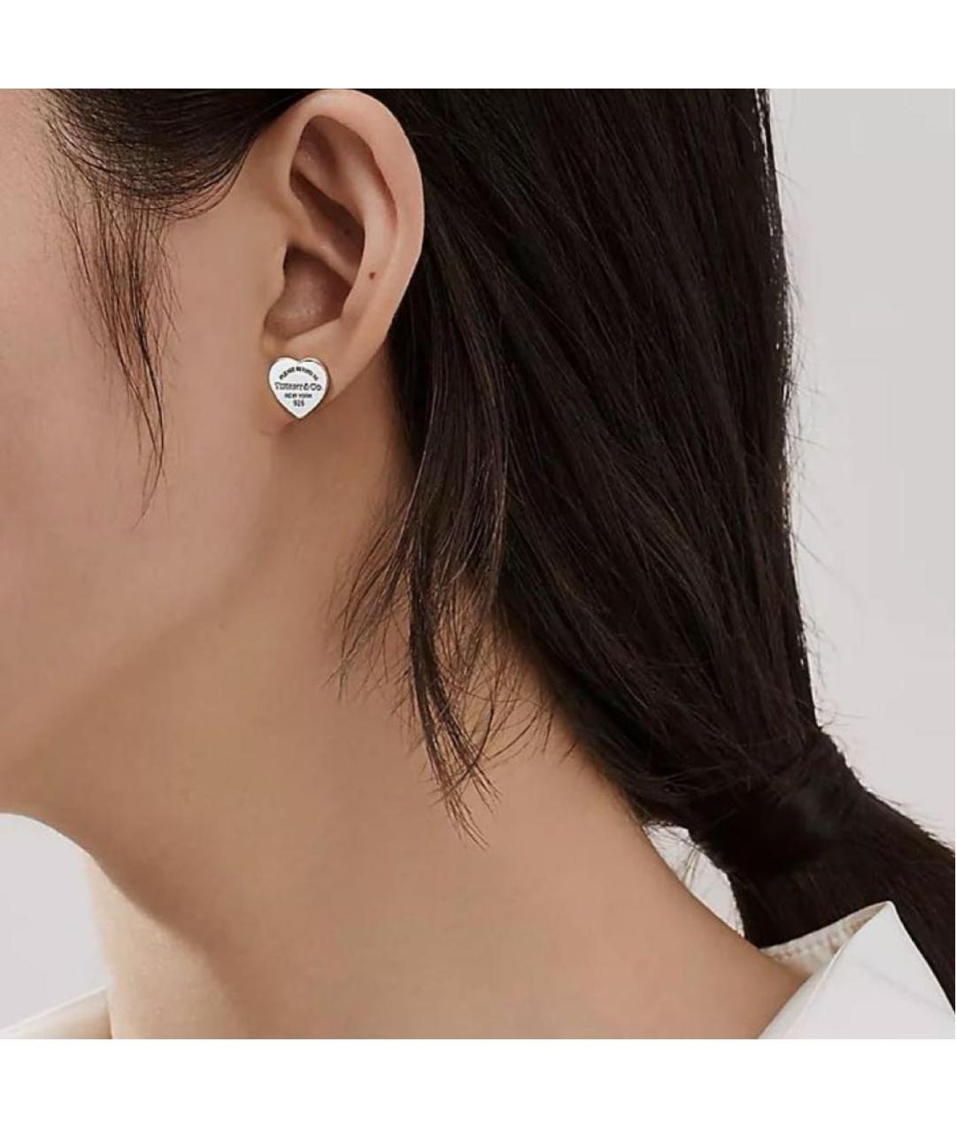 TIFFANY&CO Серебряные серебряные серьги, фото 5