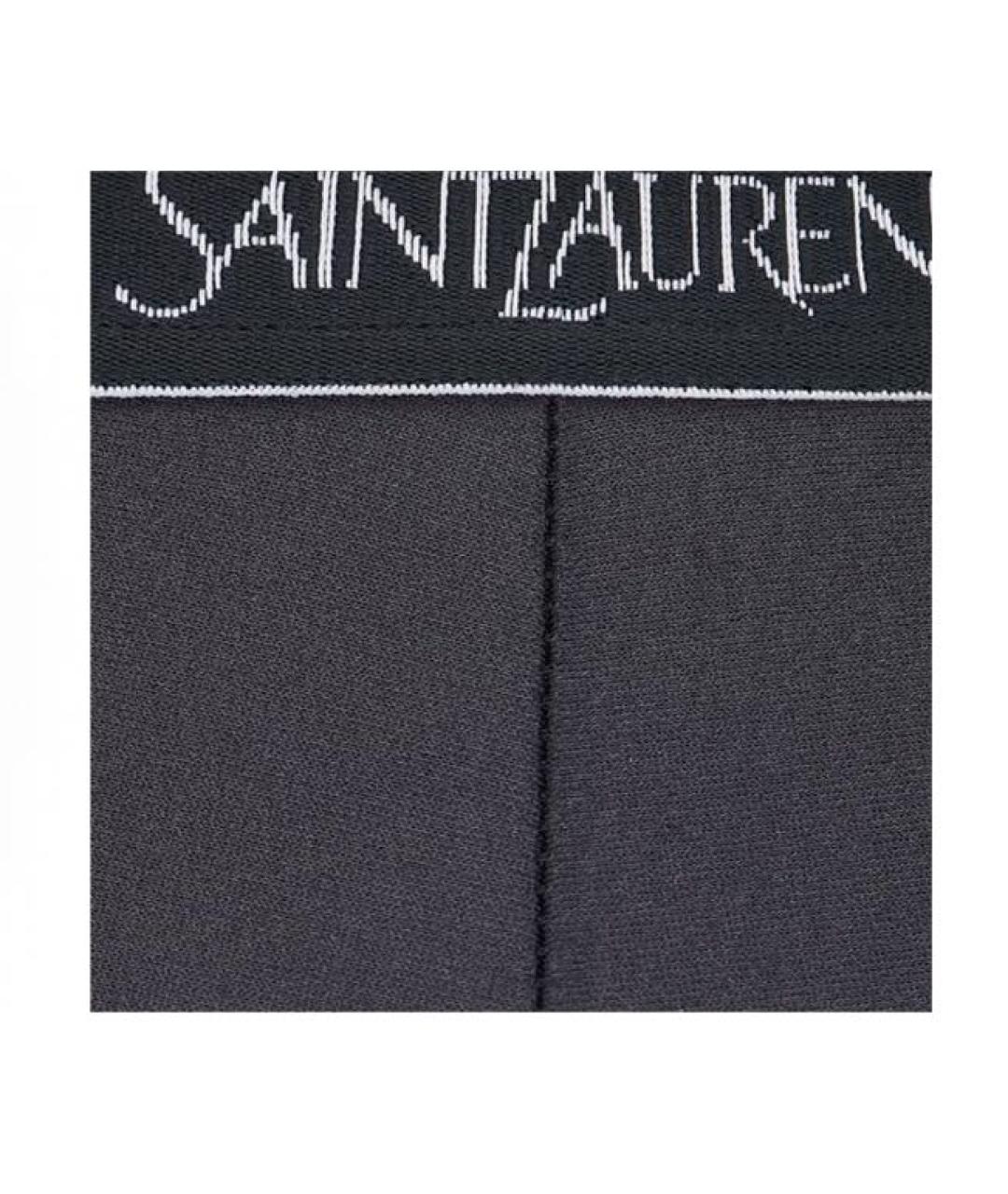 SAINT LAURENT Черные леггинсы и велосипедки, фото 2