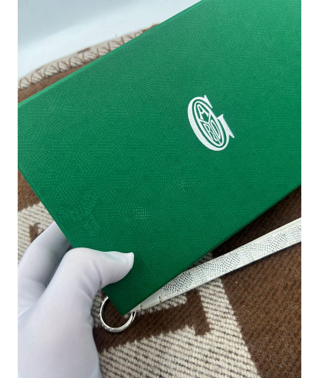 GOYARD Белый брелок, фото 6