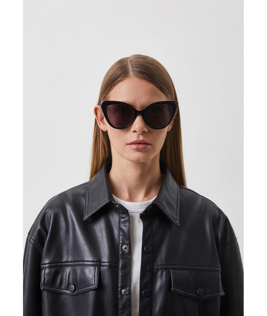 MAX&CO Черные пластиковые солнцезащитные очки, фото 7