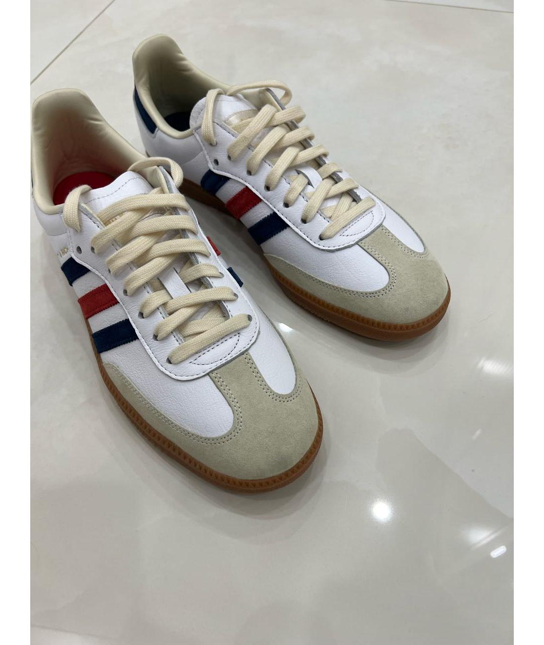 ADIDAS Белые кожаные низкие кроссовки / кеды, фото 8