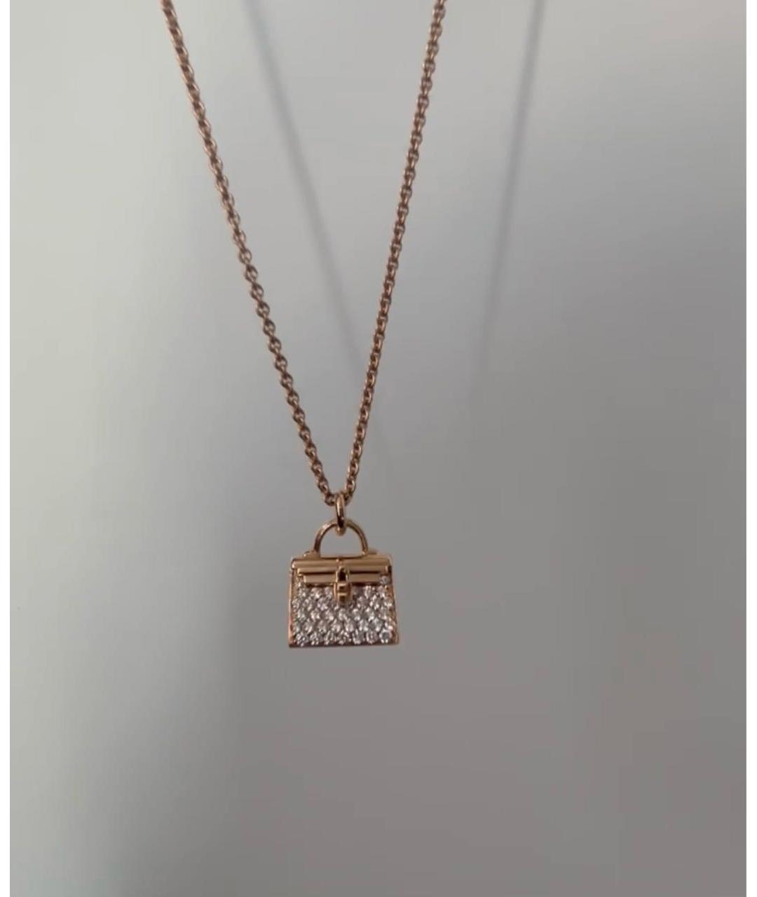 HERMES Подвеска из розового золота, фото 2