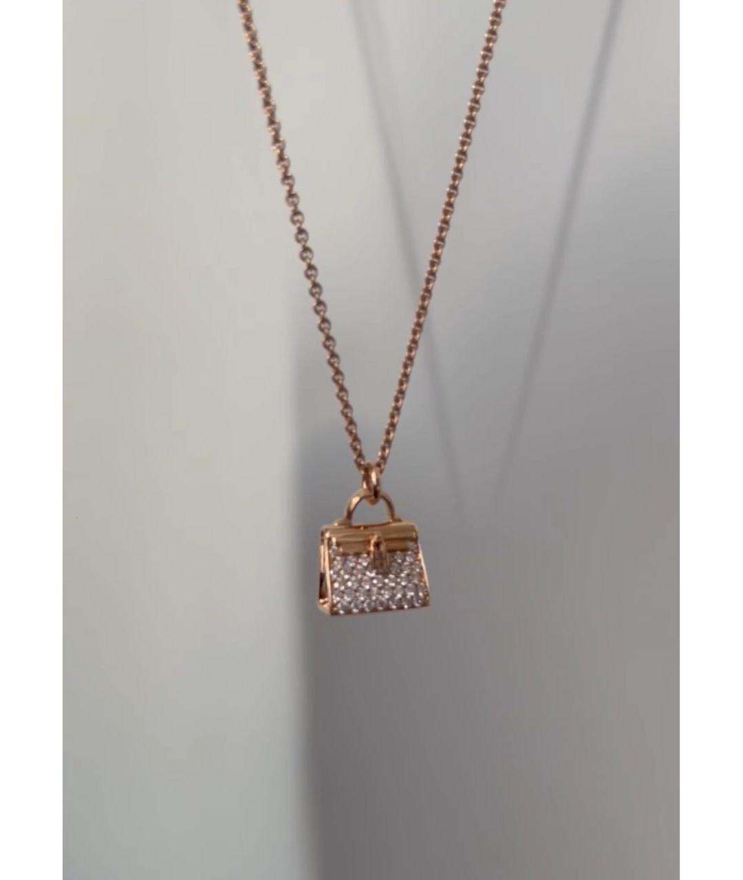 HERMES Подвеска из розового золота, фото 3
