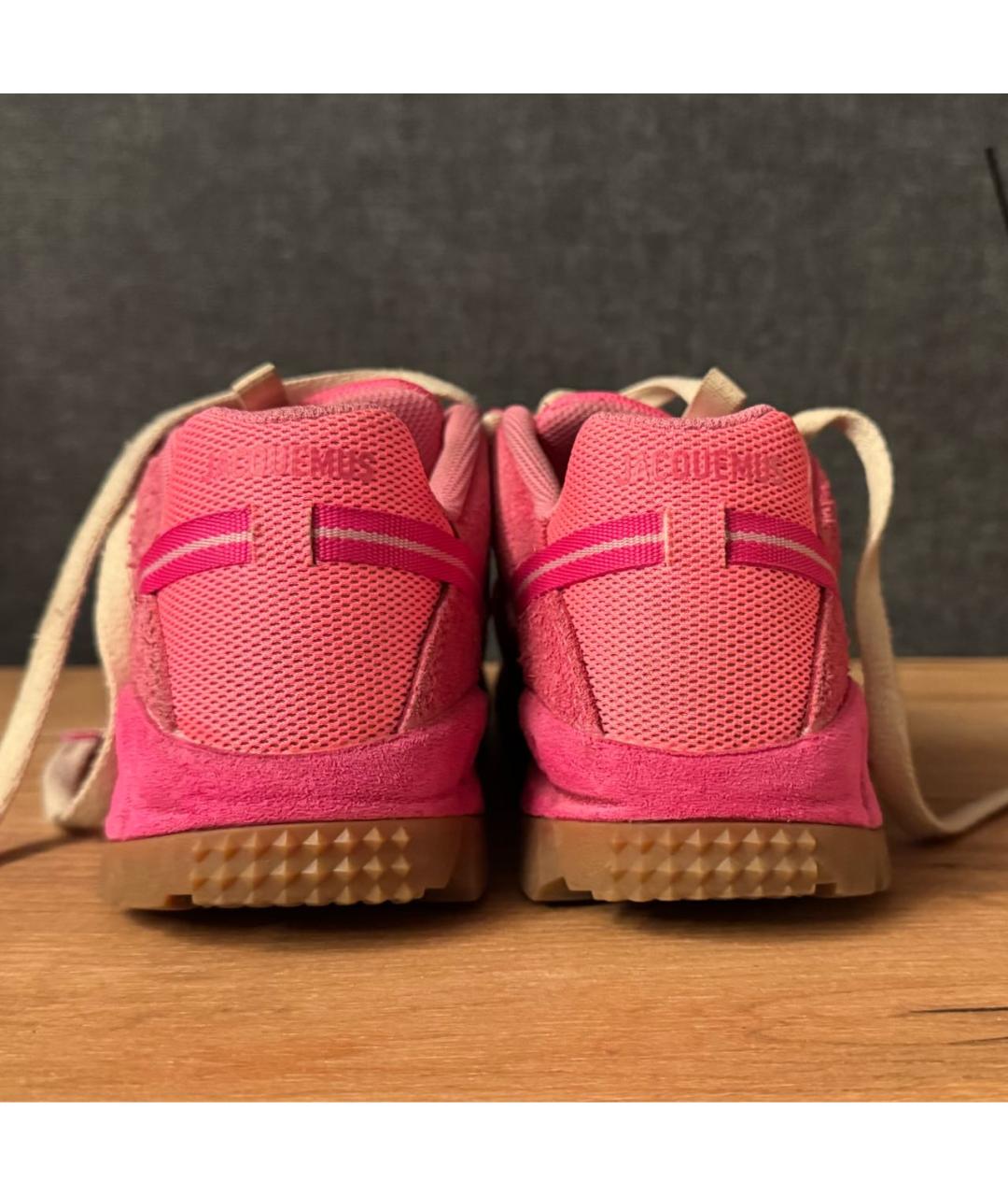 NIKE Розовые замшевые кроссовки, фото 4