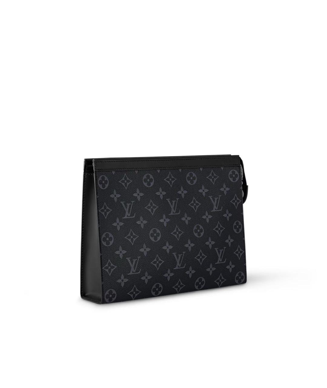 LOUIS VUITTON Черная барсетка, фото 2