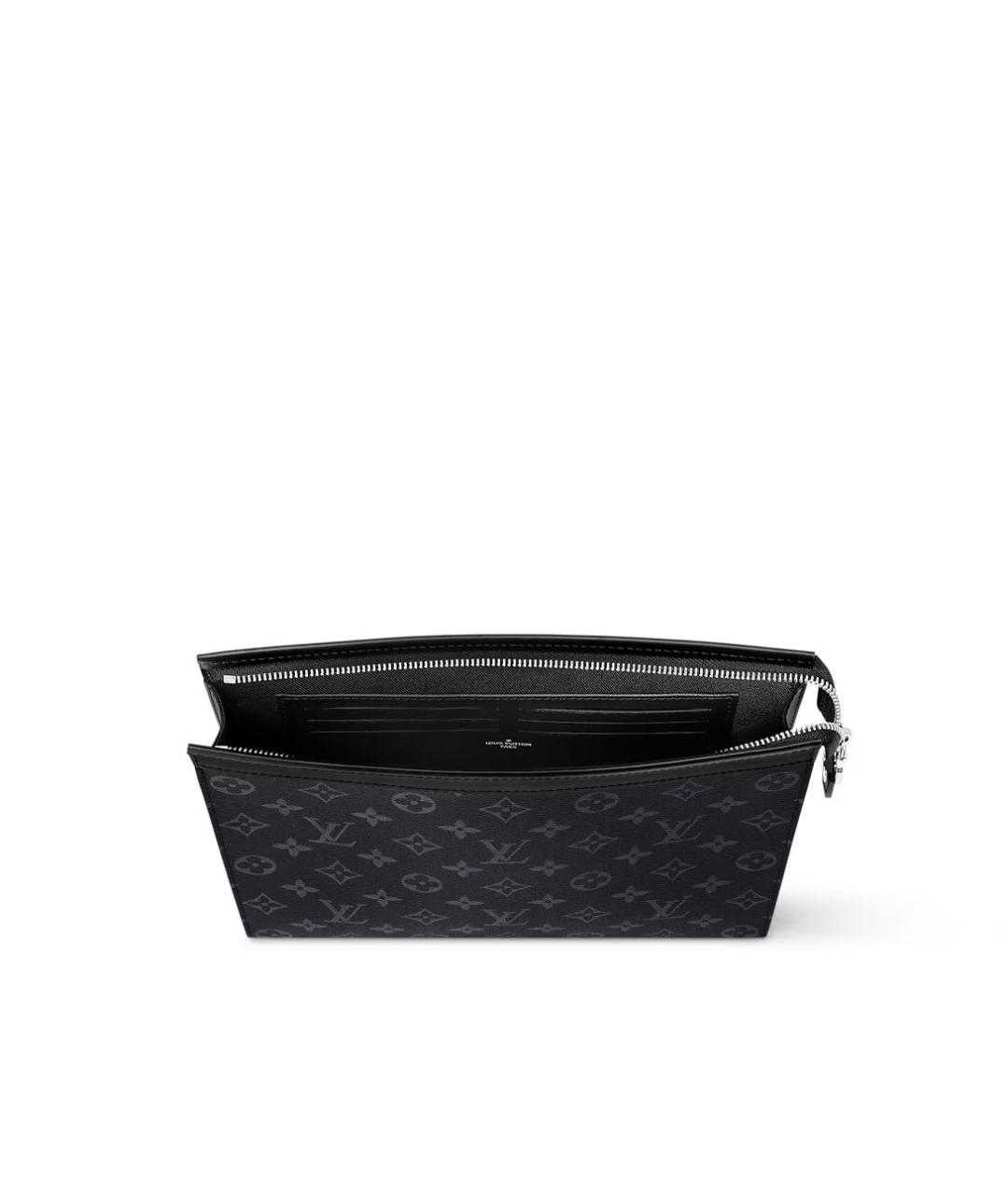 LOUIS VUITTON Черная барсетка, фото 3