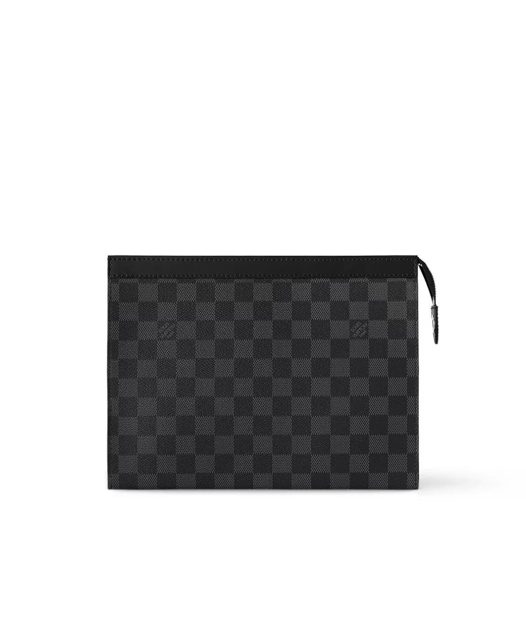 LOUIS VUITTON Черная барсетка, фото 1