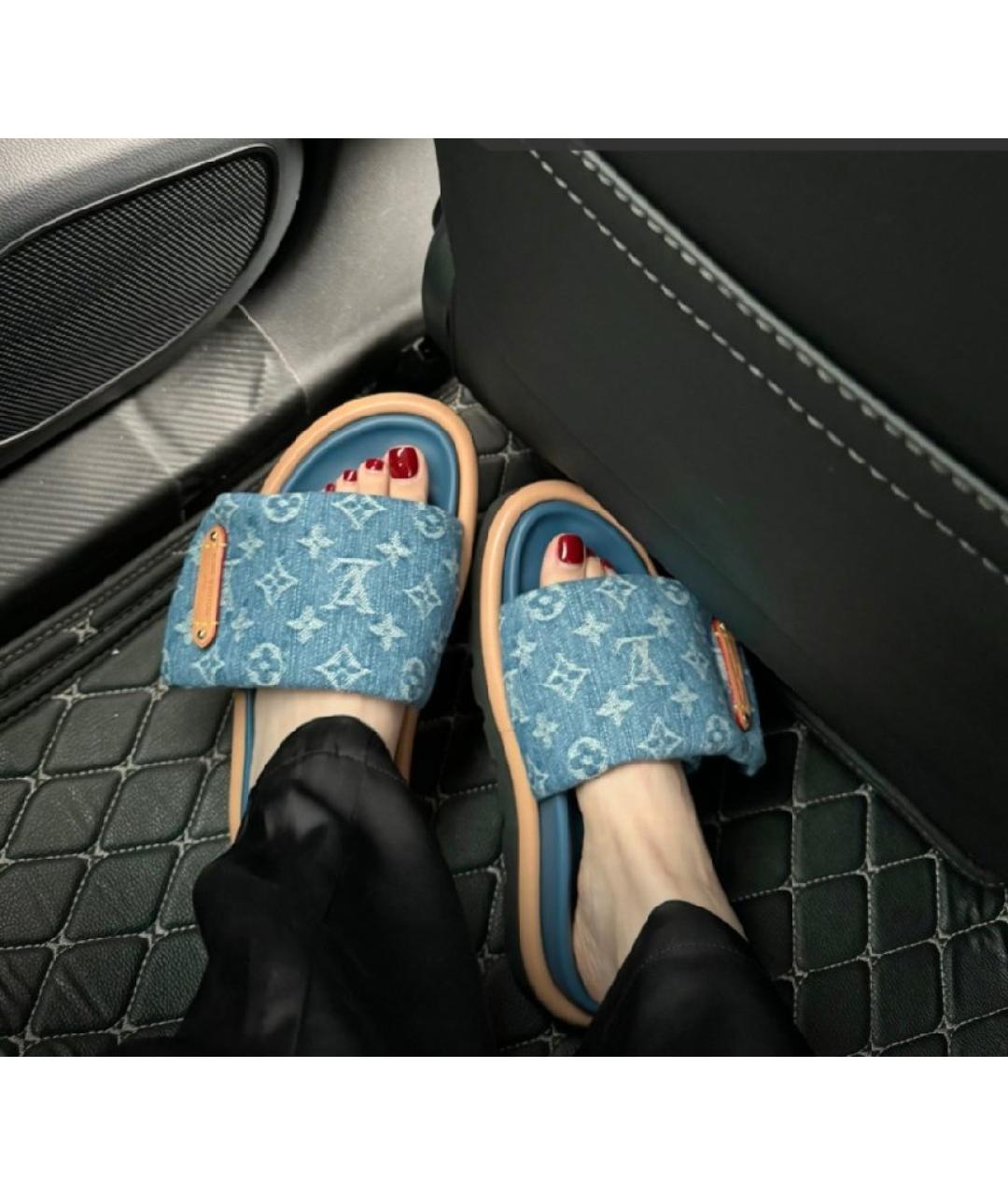 LOUIS VUITTON Шлепанцы, фото 6