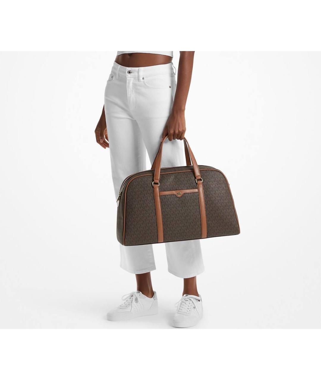 MICHAEL MICHAEL KORS Коричневая дорожная/спортивная сумка, фото 2