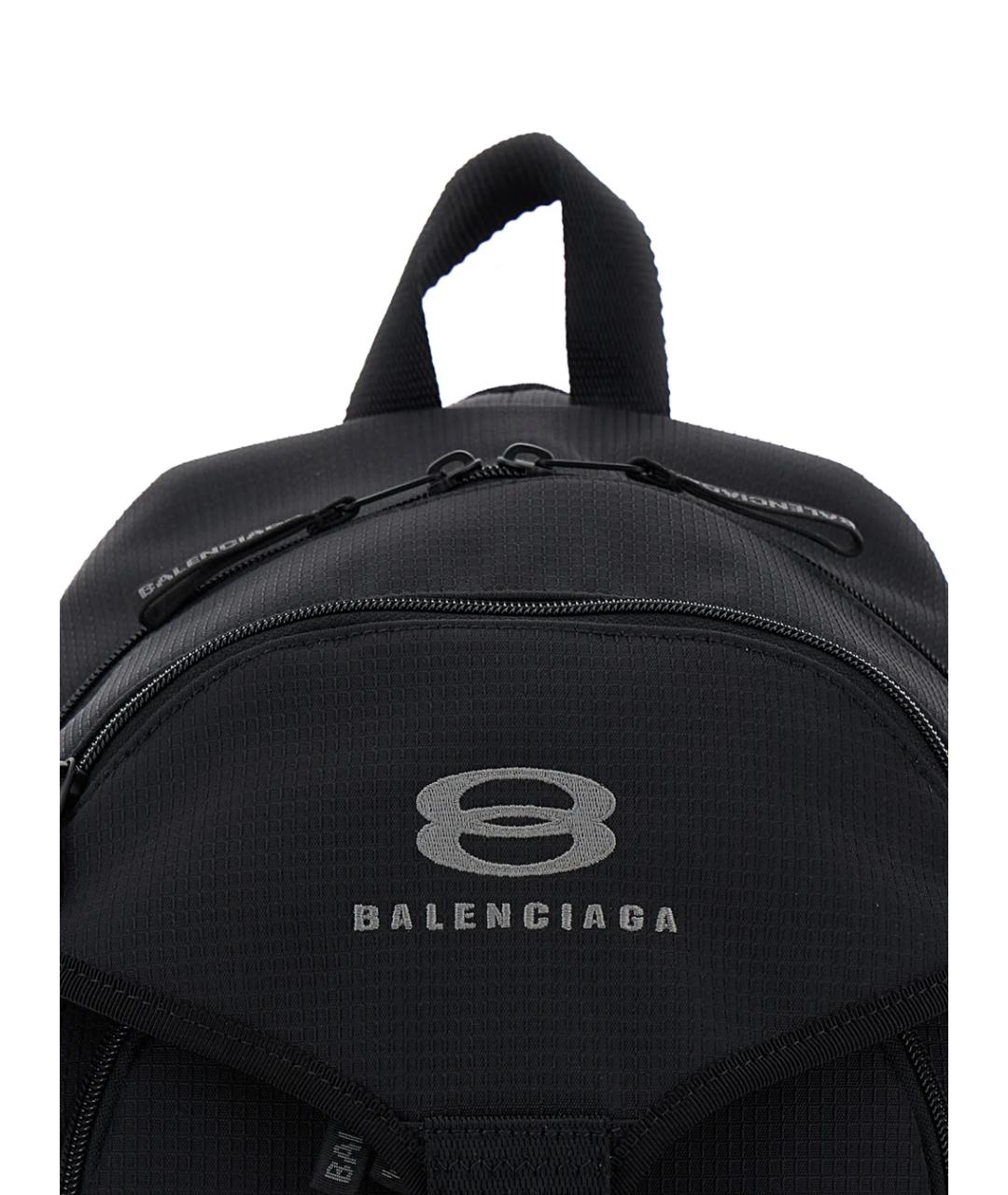 BALENCIAGA Черный синтетический рюкзак, фото 3
