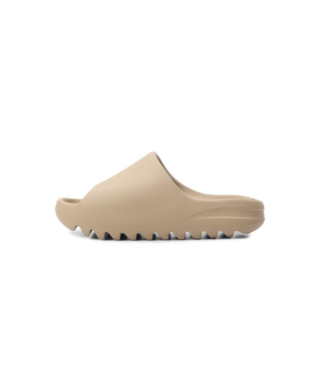 ADIDAS YEEZY Бежевые шлепанцы, фото 5
