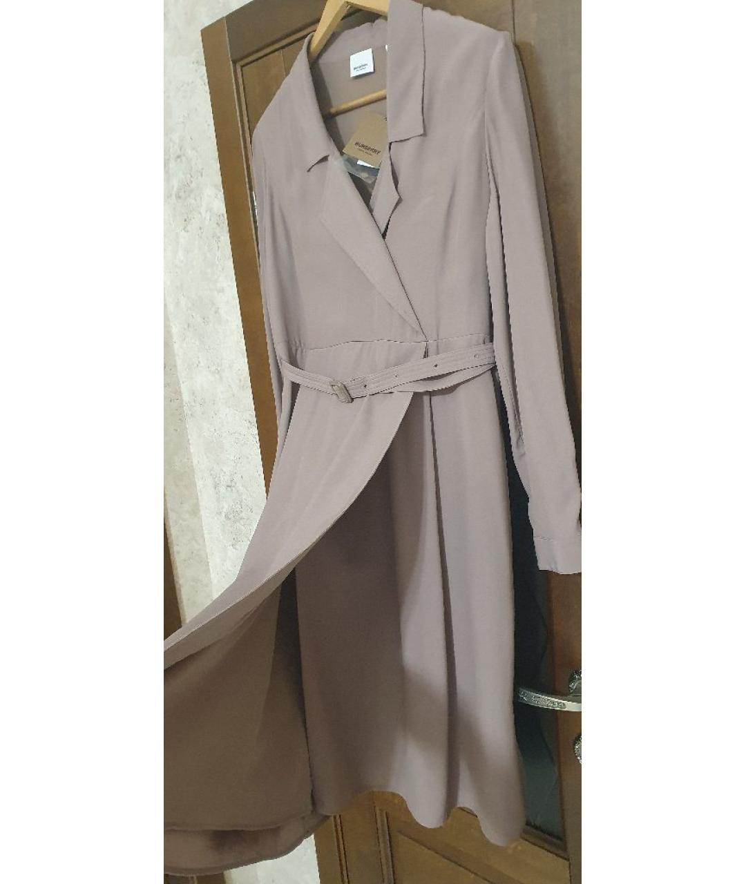 BURBERRY Вискозное повседневное платье, фото 4