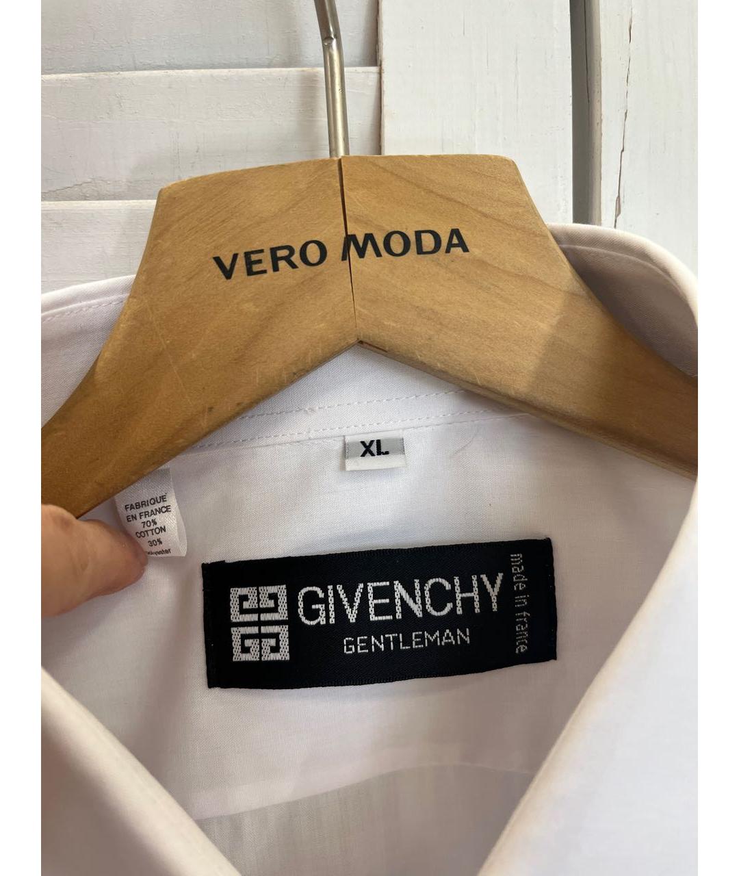 GIVENCHY Белая хлопковая классическая рубашка, фото 8