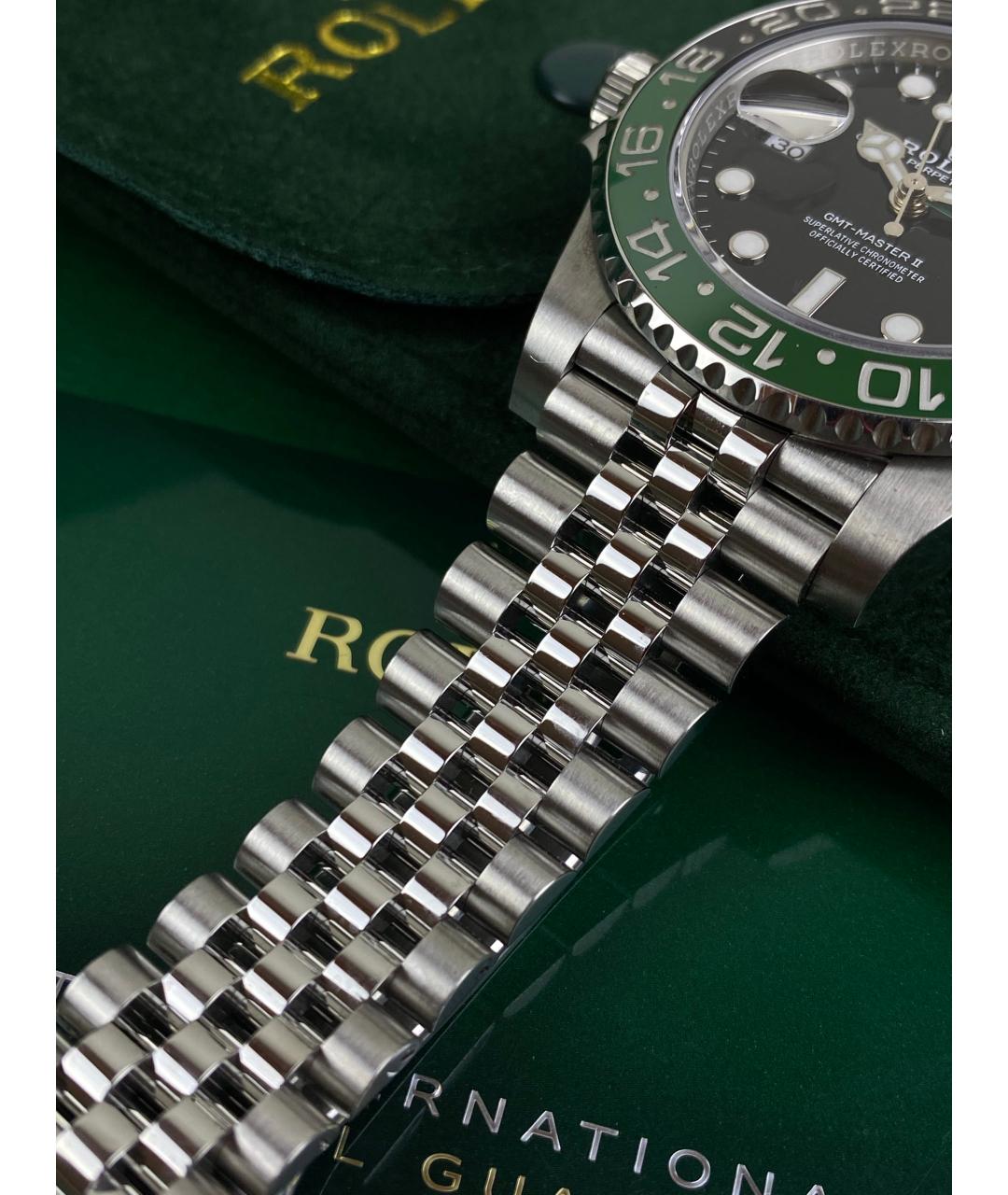 ROLEX Зеленые часы, фото 7
